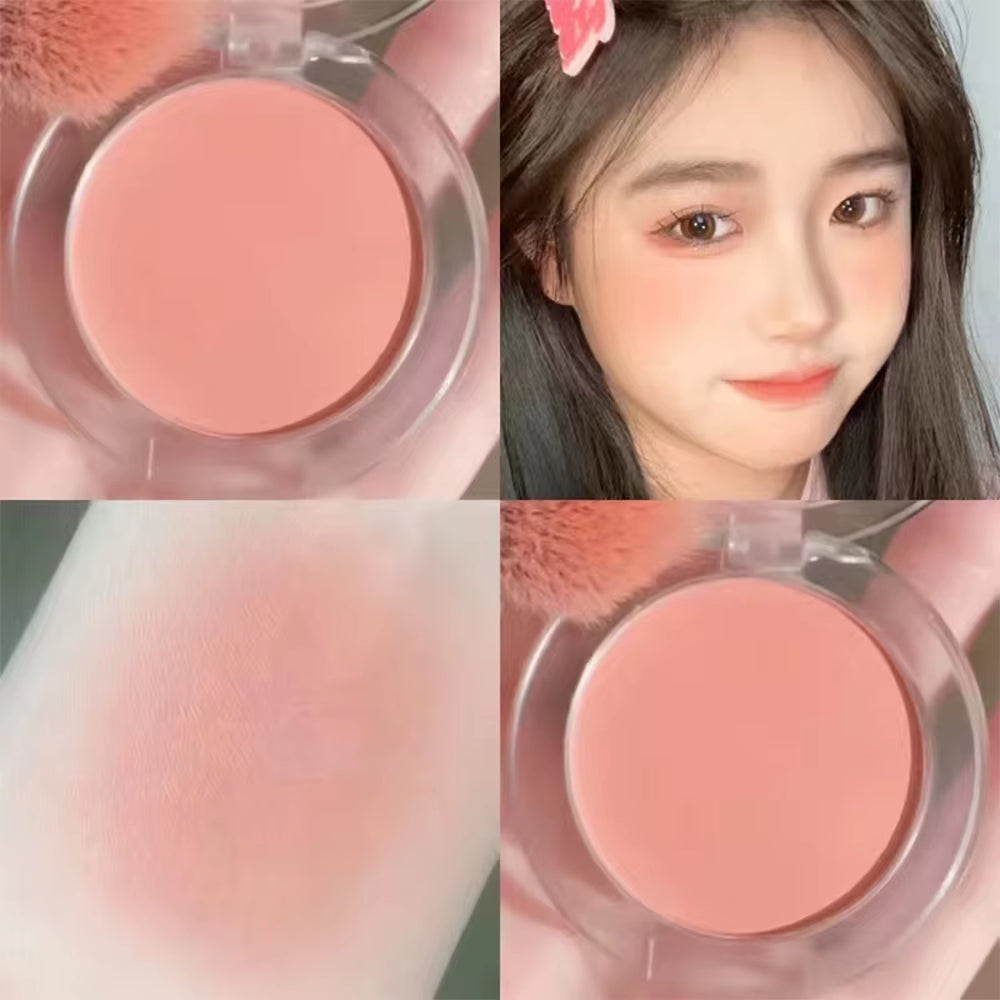 Monochrome Blush Whitening Matte Cosmetics Vitality Girl Nude Makeup Natural Smudge Monochrome Blush Plate