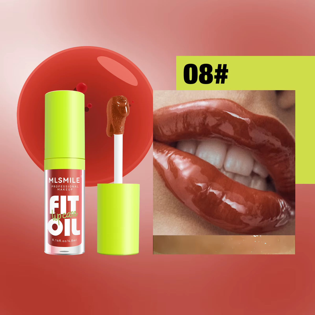 Hydrating Lip Glaze Plump Lips Oil Pearlescent Mirror Lip Gloss Clear Lipstick Lip Tint for Lips Care Moisturizing Lipgloss