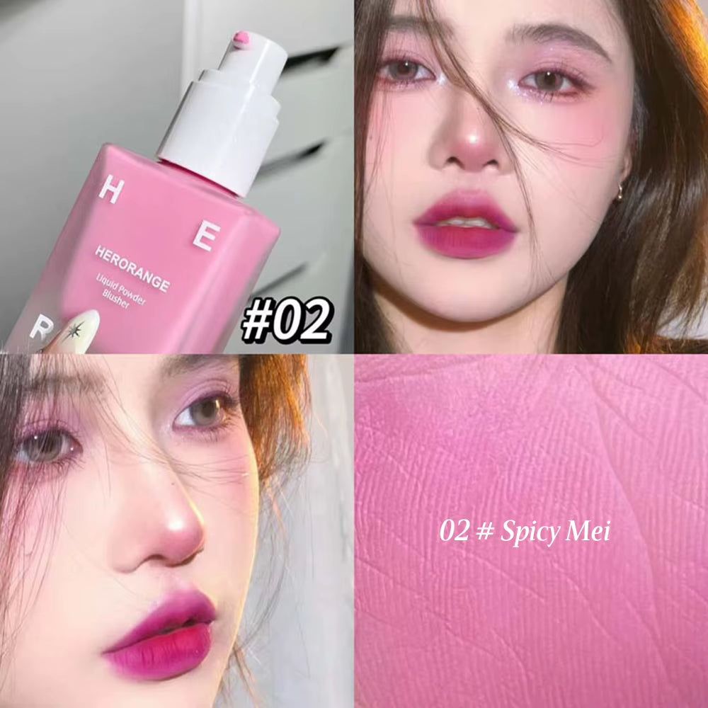 4 Colors Liquid Blush Pressed Blush Moisturizing Color Enhancing Face Eyes Lips Women'S Makeup Create Rouge Blush Cream