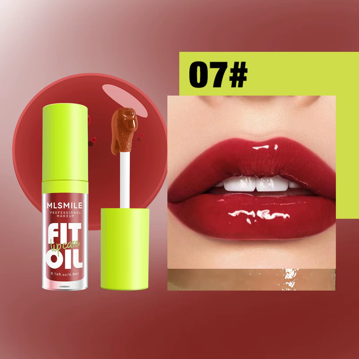 Hydrating Lip Glaze Plump Lips Oil Pearlescent Mirror Lip Gloss Clear Lipstick Lip Tint for Lips Care Moisturizing Lipgloss