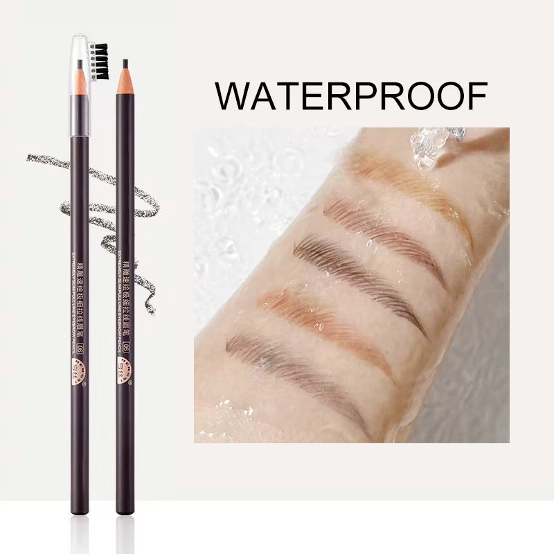 1PC Eyebrow Pencil Tattoo Waterproof Eye Brow Pencil Tint Makeup Cosmetics 6 Colors Microblading Long Lasting Eyebrow Pen