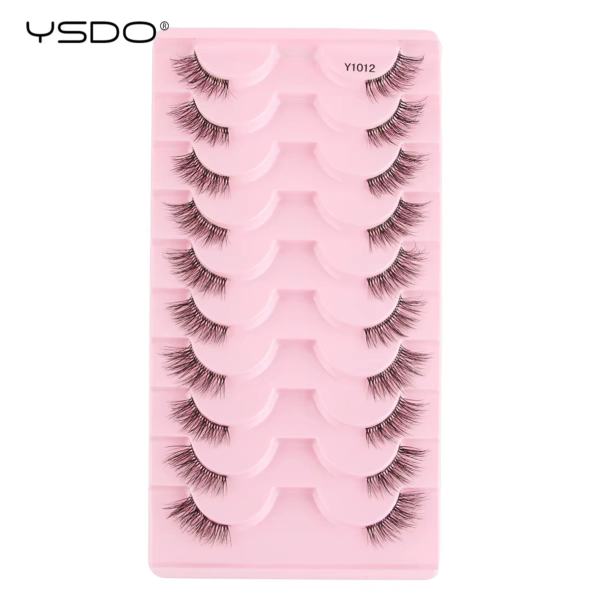 Fox Eye Lashes 3/10 Pairs Lashes 3D Mink Natural False Lashes Soft Cat Eye Lashes Extension Fluffy Lashes Makeup Half Eyelashes