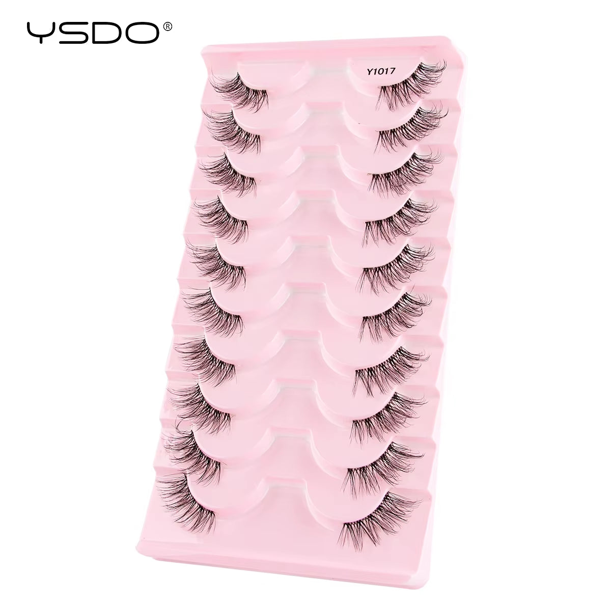Fox Eye Lashes 3/10 Pairs Lashes 3D Mink Natural False Lashes Soft Cat Eye Lashes Extension Fluffy Lashes Makeup Half Eyelashes