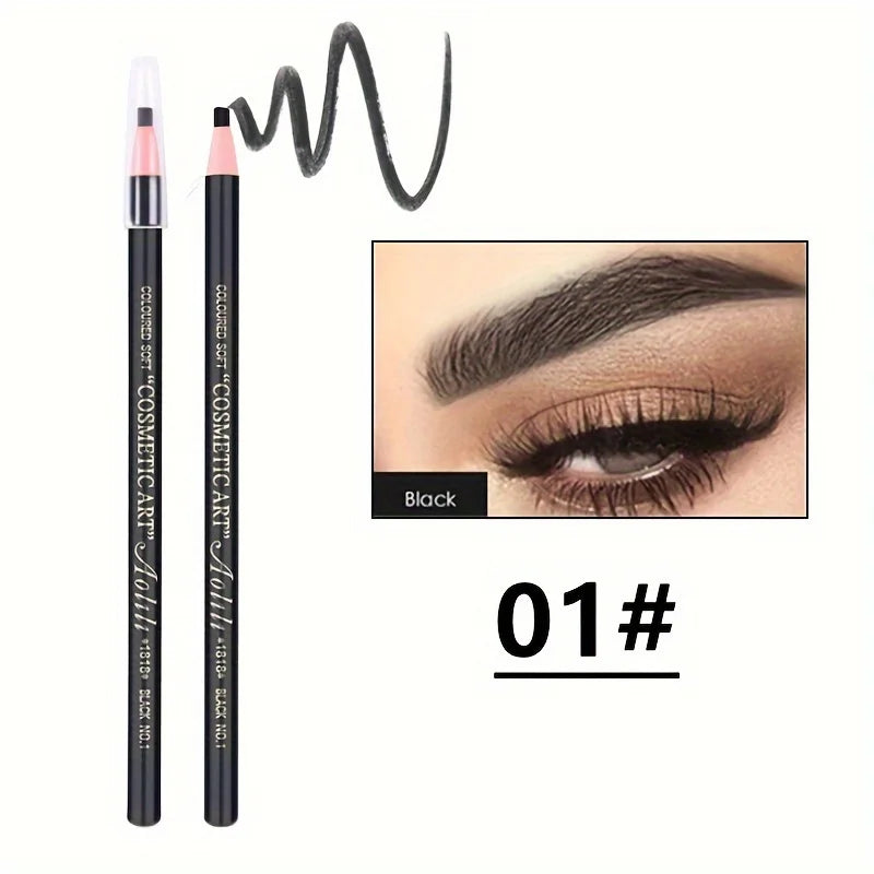 Tear off Pull Line Eyebrow Pencil, Not Sharpen Need Eyebrow Pencil, Natural Color Rendering, Sweat Proof and Smudge Proof Eyebro