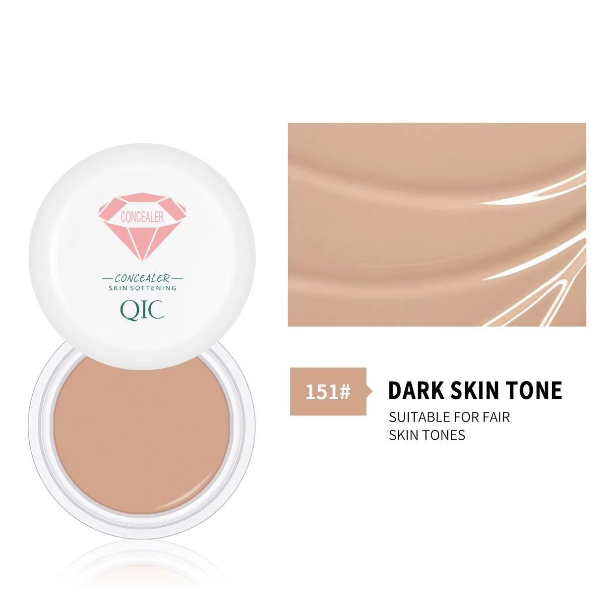 High Coverage Concealer Cover anti Dark Circle Freckle Long-Lasting Waterproof Foundation BB Cream for Face Makeup Base Cosmetic