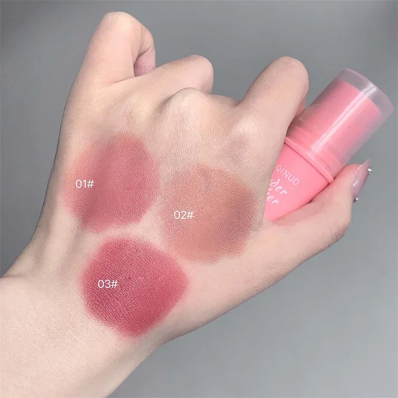 Smooth Blush Stick Naturally Saturated Long-Lasting Waterproof Natural Blush Brightening Skin Girls Face Rouge Contour Makeup