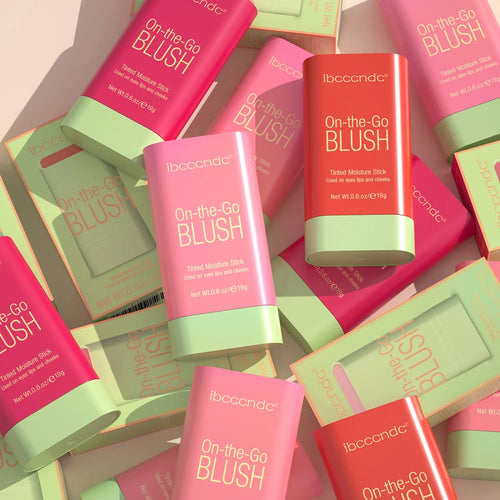 Make up Functional Blush Stick Easy Color Rouge Blusher Cream Waterproof High Color Rendering Brightening Skin Tone Hot
