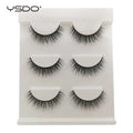 Fox Eye Lashes 3/10 Pairs Lashes 3D Mink Natural False Lashes Soft Cat Eye Lashes Extension Fluffy Lashes Makeup Half Eyelashes