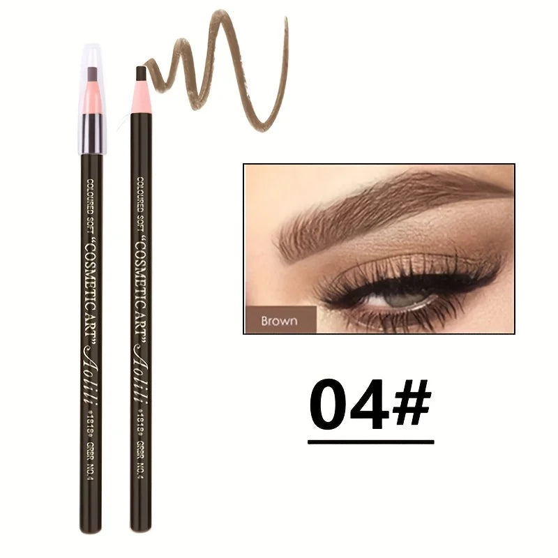 Tear off Pull Line Eyebrow Pencil, Not Sharpen Need Eyebrow Pencil, Natural Color Rendering, Sweat Proof and Smudge Proof Eyebro
