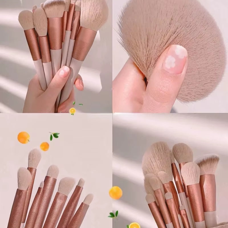 13 Pcs/Lot Makeup Brushes Set Eye Shadow Foundation Women Cosmetic Powder Blush Blending Beauty Make up Tool