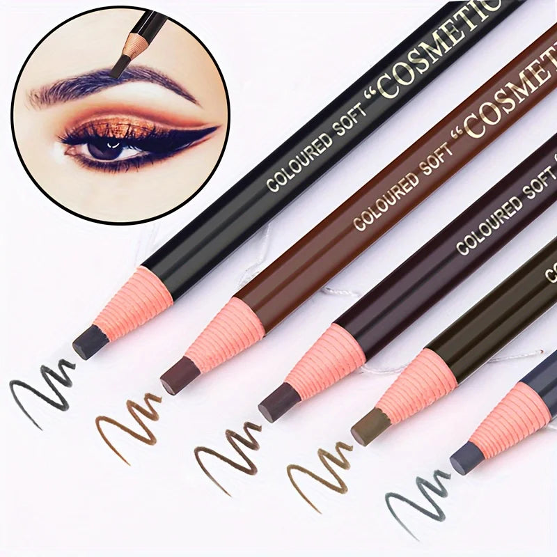 Tear off Pull Line Eyebrow Pencil, Not Sharpen Need Eyebrow Pencil, Natural Color Rendering, Sweat Proof and Smudge Proof Eyebro