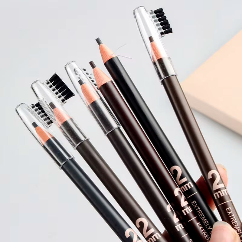 1PC Eyebrow Pencil Tattoo Waterproof Eye Brow Pencil Tint Makeup Cosmetics 6 Colors Microblading Long Lasting Eyebrow Pen