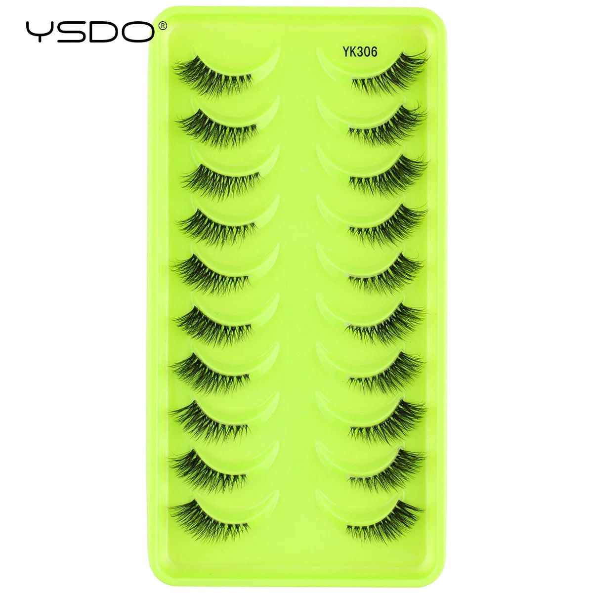 Fox Eye Lashes 3/10 Pairs Lashes 3D Mink Natural False Lashes Soft Cat Eye Lashes Extension Fluffy Lashes Makeup Half Eyelashes