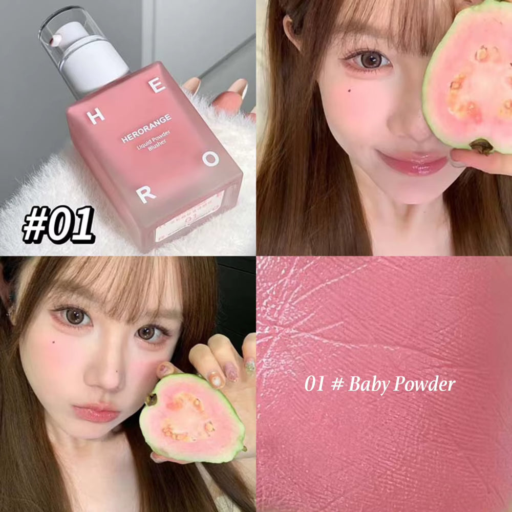 4 Colors Liquid Blush Pressed Blush Moisturizing Color Enhancing Face Eyes Lips Women'S Makeup Create Rouge Blush Cream