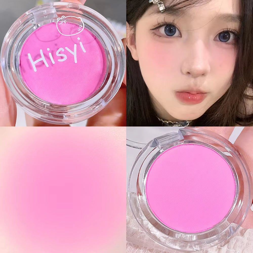 Monochrome Blush Whitening Matte Cosmetics Vitality Girl Nude Makeup Natural Smudge Monochrome Blush Plate