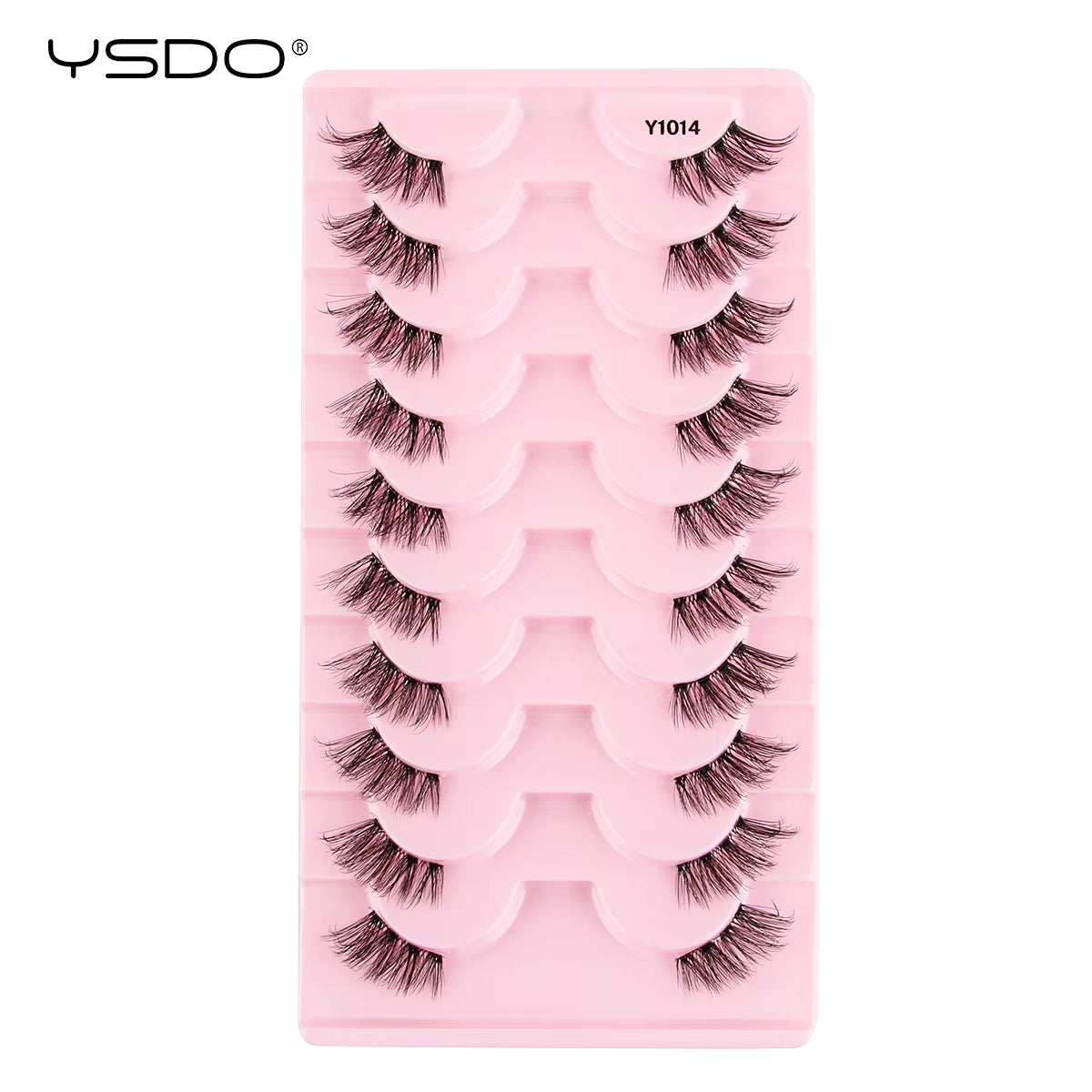 Fox Eye Lashes 3/10 Pairs Lashes 3D Mink Natural False Lashes Soft Cat Eye Lashes Extension Fluffy Lashes Makeup Half Eyelashes