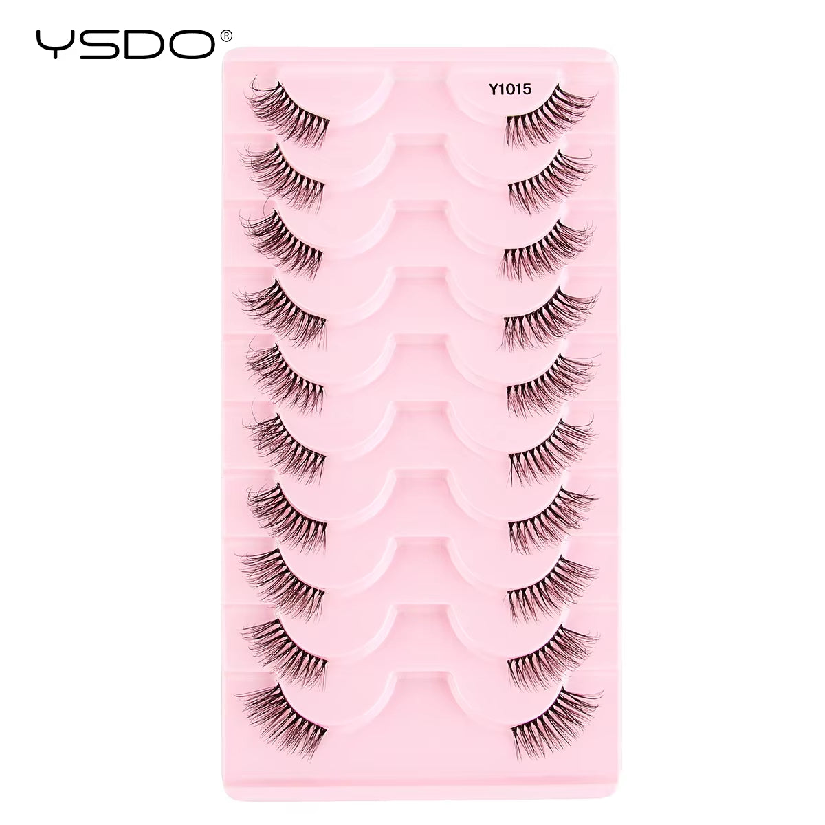 Fox Eye Lashes 3/10 Pairs Lashes 3D Mink Natural False Lashes Soft Cat Eye Lashes Extension Fluffy Lashes Makeup Half Eyelashes